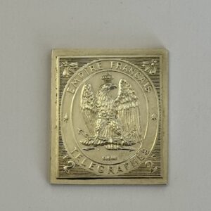 Timbre en argent Empire Français
