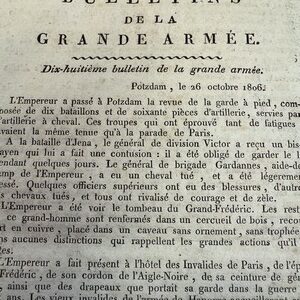 Bulletin de la Grande Armée 1806