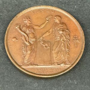 Médaille en bronze 42 mm – Napoléon Roi d’Italie, Empire