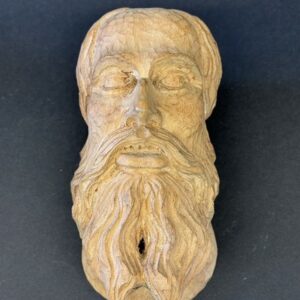 Tête sculptée bois 1967 –  Cracovie
